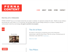 Tablet Screenshot of pernacontent.com